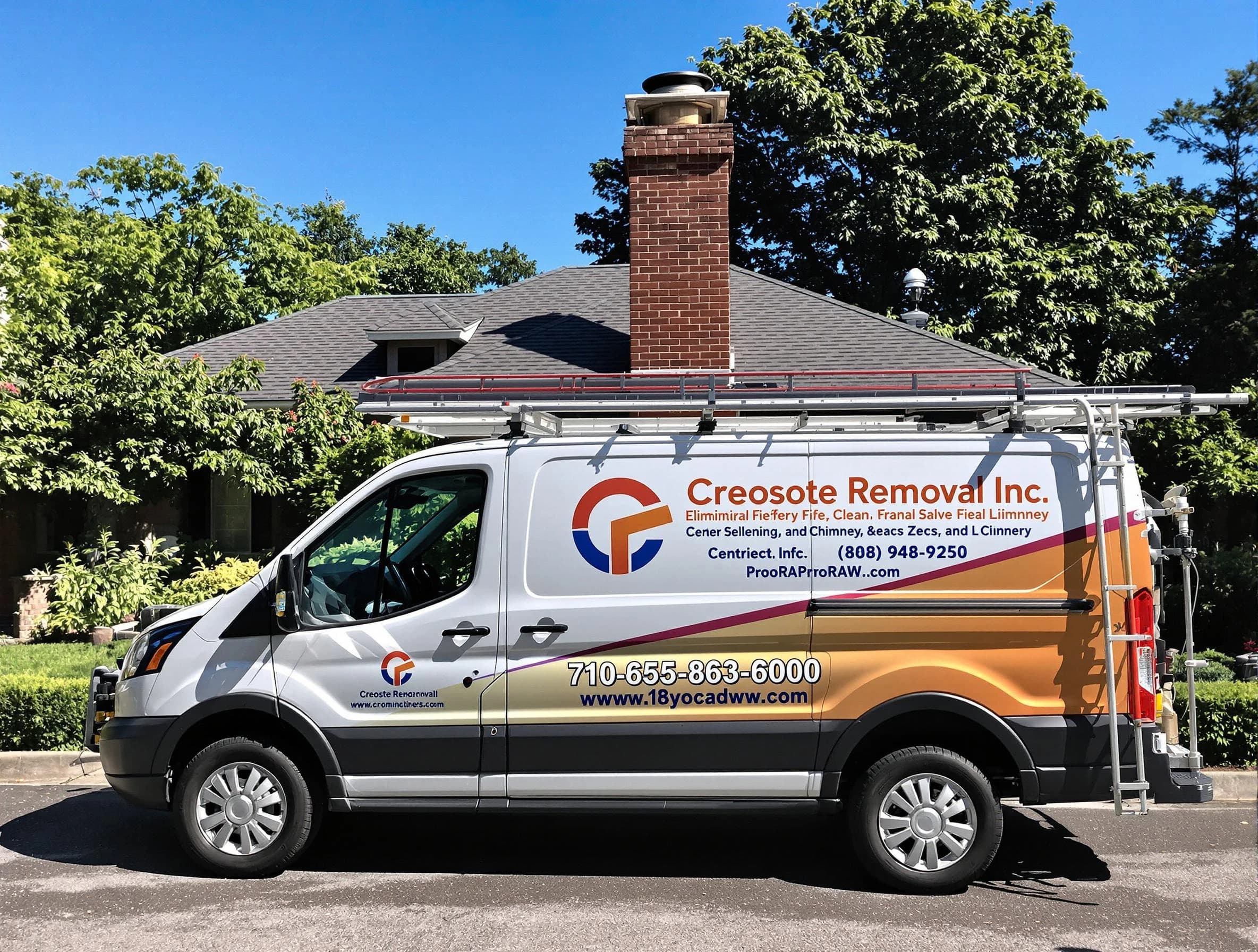 Mount Pleasant Chimney Sweep technician removing creosote safely in Mount Pleasant, TN