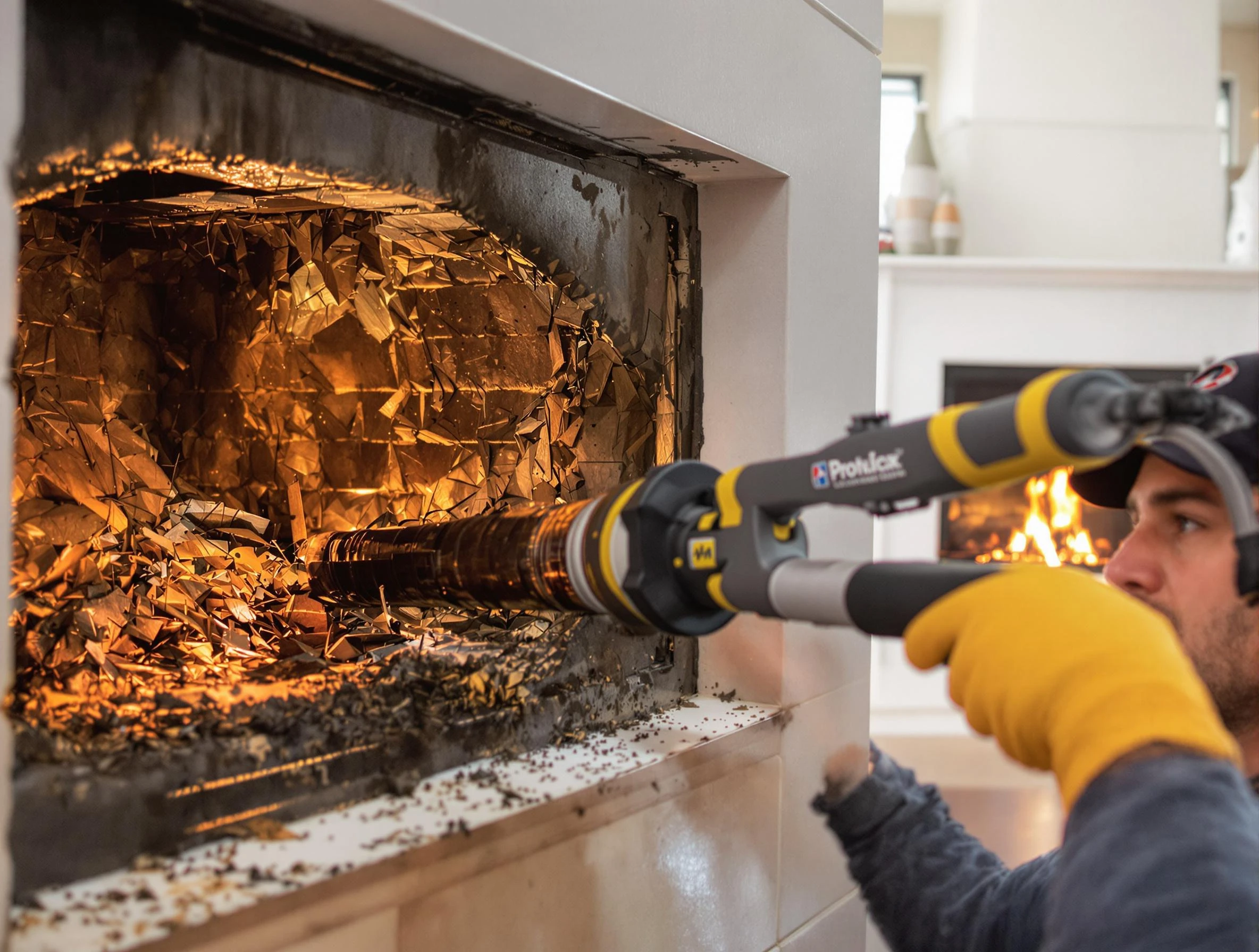 Professional chimney cleaning by Mount Pleasant Chimney Sweep in Mount Pleasant, TN